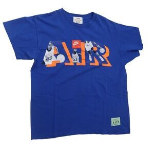 Agolde Nike RSVP Gallery T-Shirt M Blue Michael Jordan Air Graphic Cotton Mens